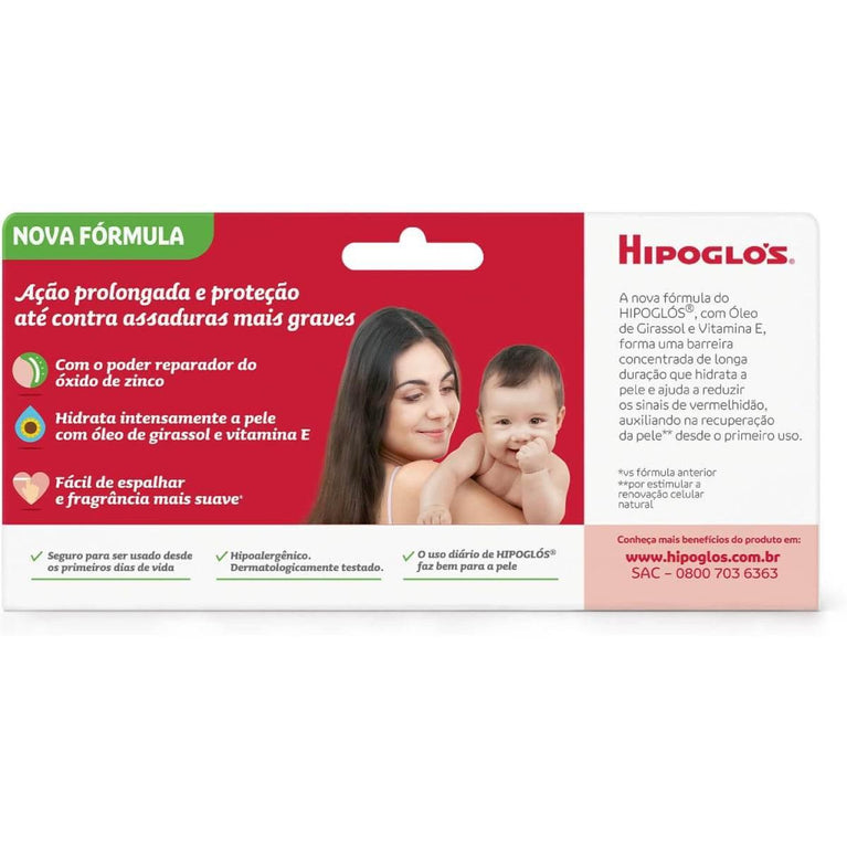 HIPOGLÓS® Creme Preventivo De Assaduras, 40g - Drogaria Poupa Centro