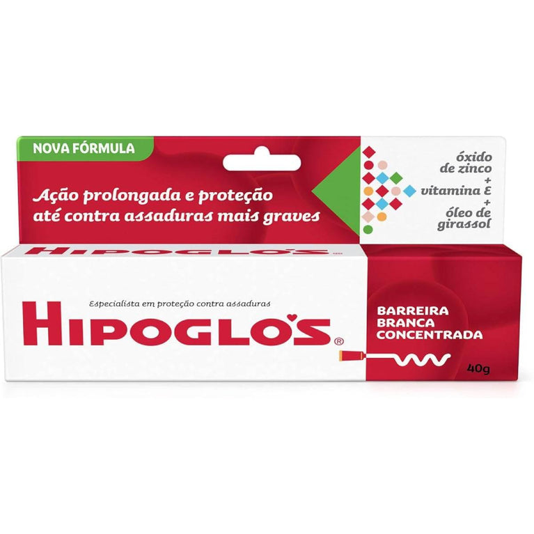 HIPOGLÓS® Creme Preventivo De Assaduras, 40g - Drogaria Poupa Centro