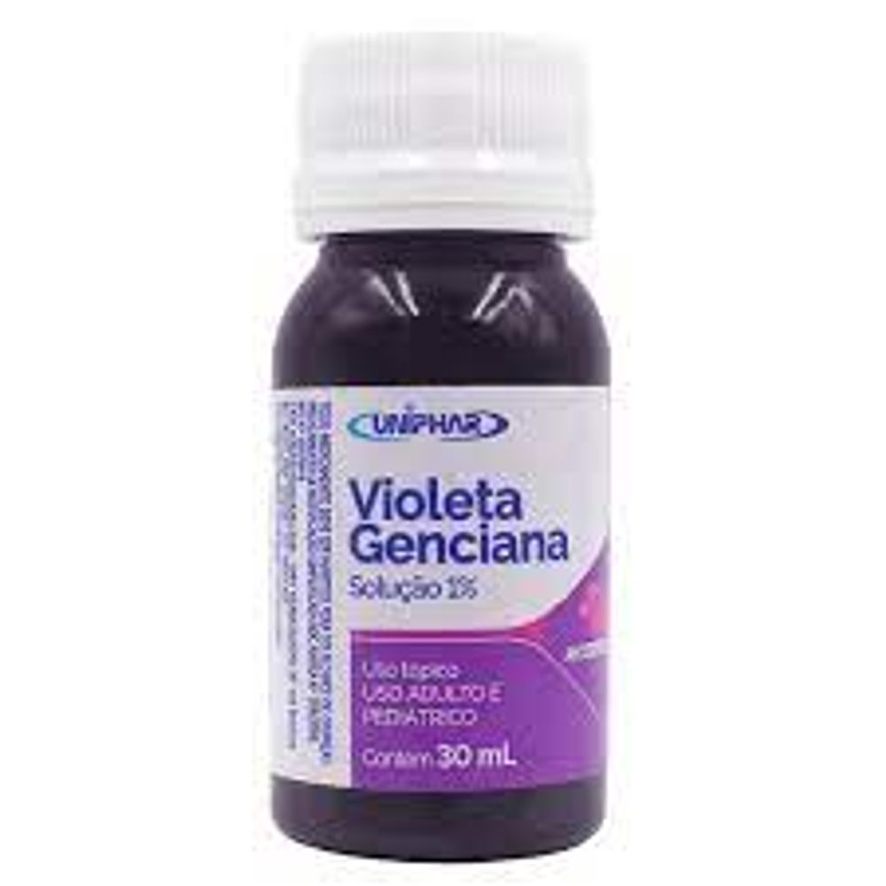 Violeta Genciana Uniphar - 30ML - Solução Versátil para Feridas e