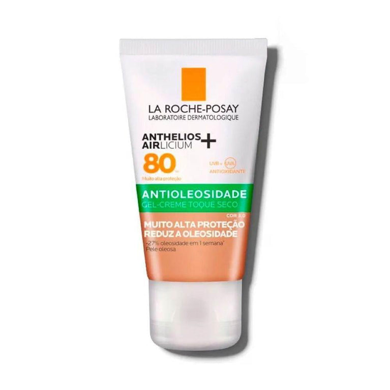 Protetor Solar Facial Anthelios Airlicium+ La Roche-Posay FPS 80 Cor 3.0 - 40g - Drogaria Poupa Centro