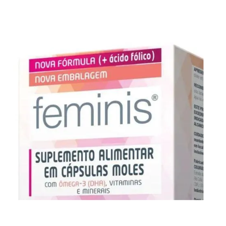 Feminis DHA Suplemento Alimentar 90 cápsulas moles Eurofarna