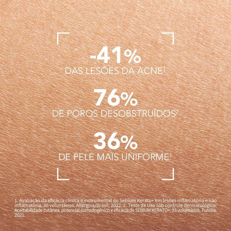 Gel Creme Antiacne Sebium Kerato+ 30ml Bioderma Momento De Aplicação Dia/noite Tipo De Pele Oleosa - Drogaria Poupa Centro