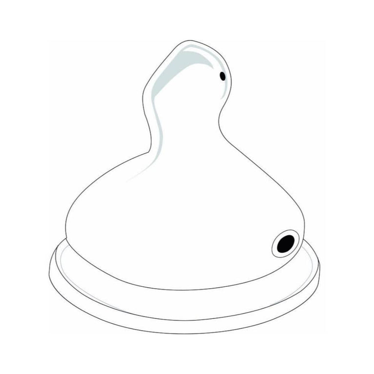 Bico De Mamadeira Kuka Big Silicone N°2 Furo M 6+ Meses 1 Unidade