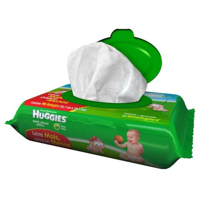 Toalha Umedecida Monica C/96 Huggies - Drogaria Poupa Centro