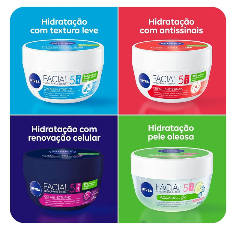 Creme Facial Nutritivo Nivea 100g