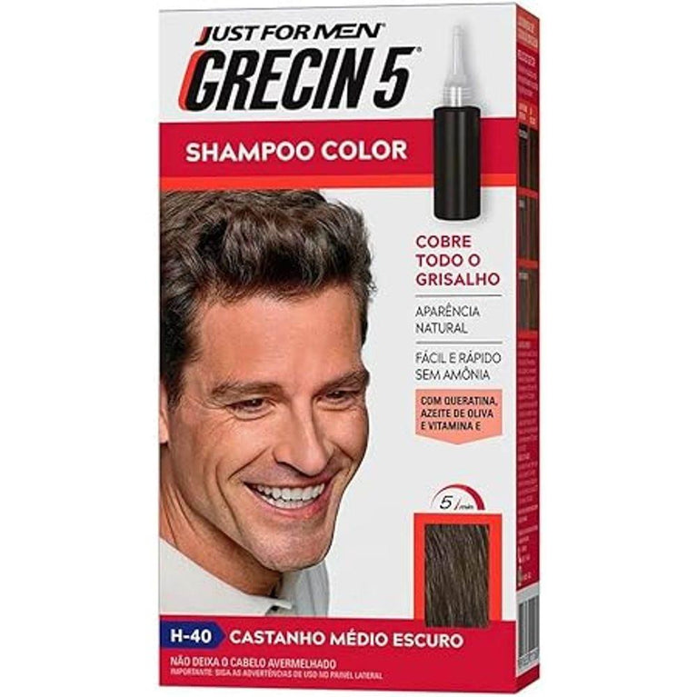 Tint Grecin 5 Shampoo Castanho Medio Escuro - Drogaria Poupa Centro