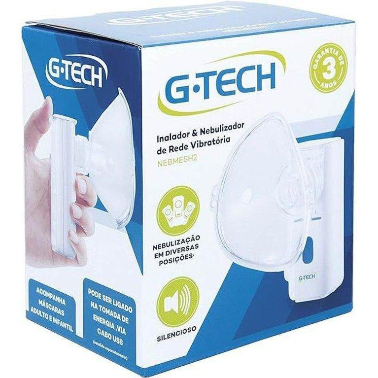 Inalador Nebulizador Nebmesh2 G-Tech Ultrassonico - Drogaria Poupa Centro