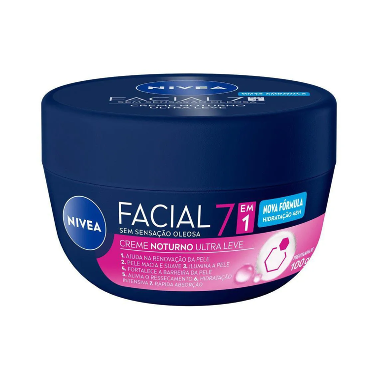 Creme Hidratante Facial Noturno Nivea 100g