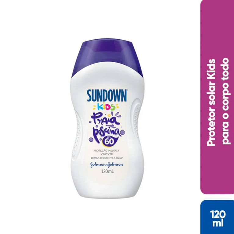 Protetor Solar Corporal Loção FPS 60 Sundown Kids 120ml