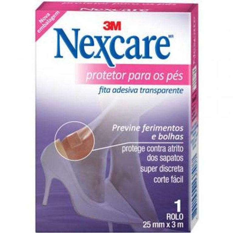 Protetor Nexcare Para Os Pés 25mm x 3m - Drogaria Poupa Centro