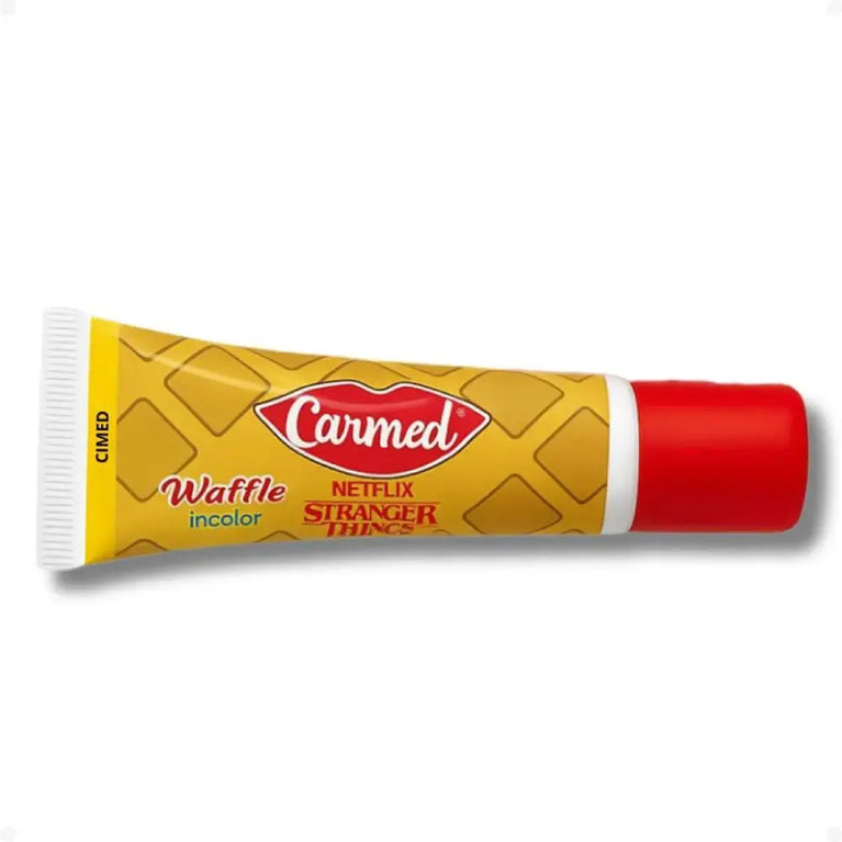 KIT COM 3 Hidratante Labial Carmed Netflix Stranger Things Waffle Incolor 10G