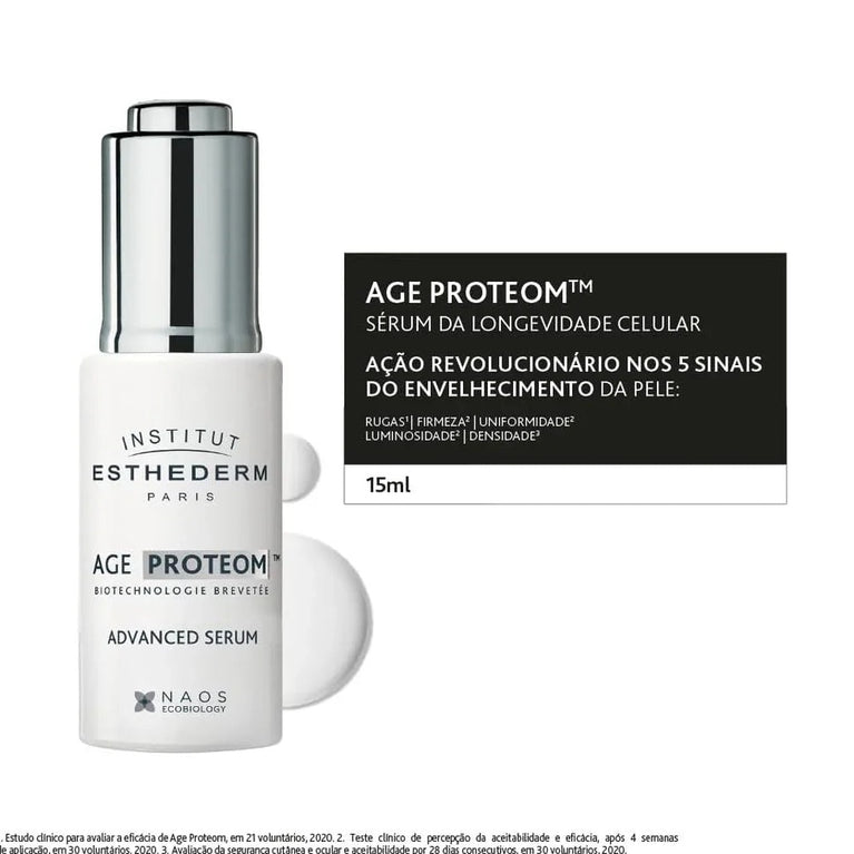 AGE PROTEOM Sérum da Longevidade Celular Esthederm 15ml - Drogaria Poupa Centro
