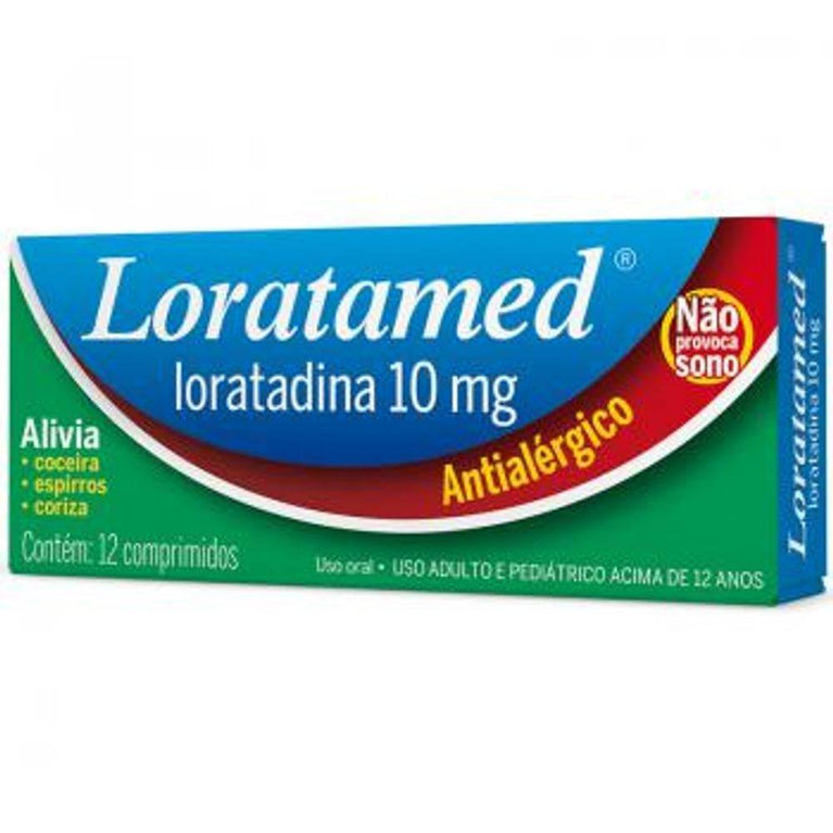 Loratamed 10Mg - 12 Comprimidos - Drogaria Poupa Centro