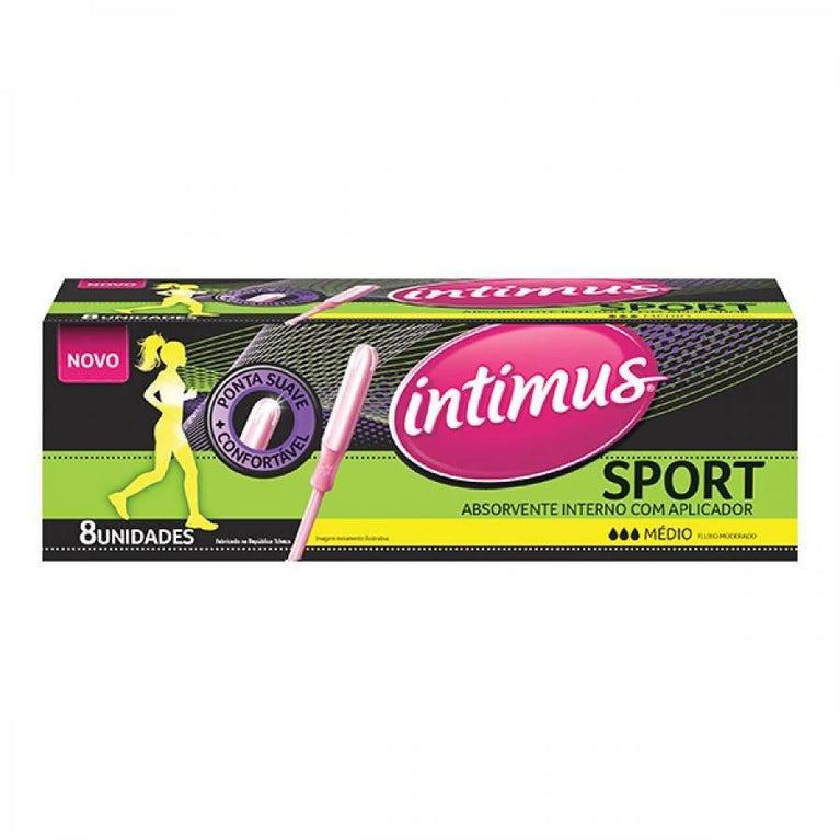 ABS INTIMUS INTERNO MEDIO SPORT 8UN - Drogaria Poupa Centro