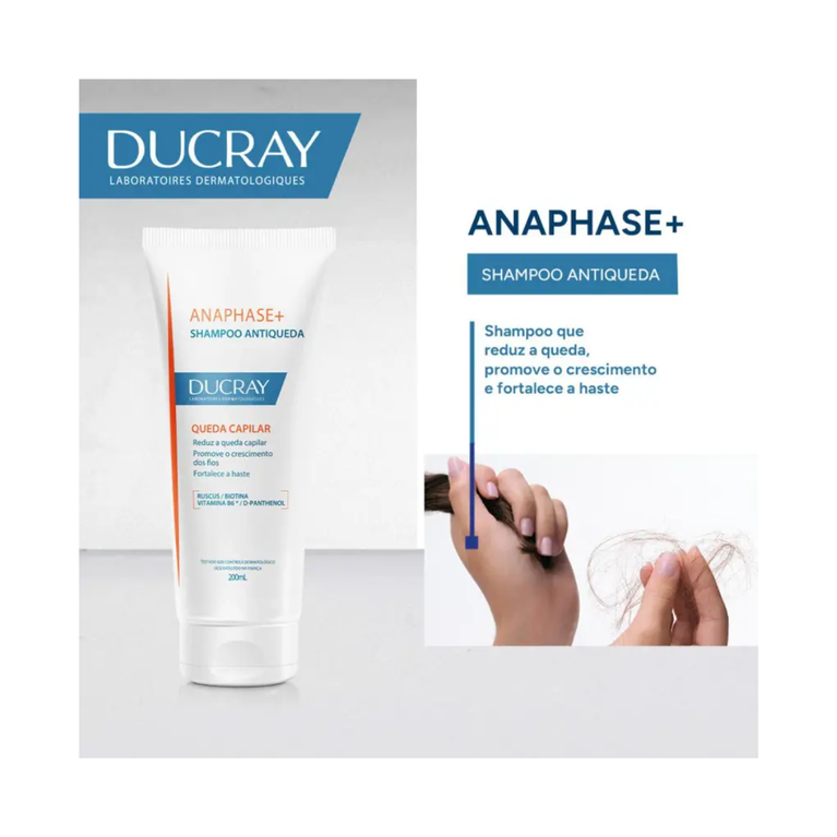 Shampoo Antiqueda Ducray Anaphase 200ml VALIDADE 31/08/2026