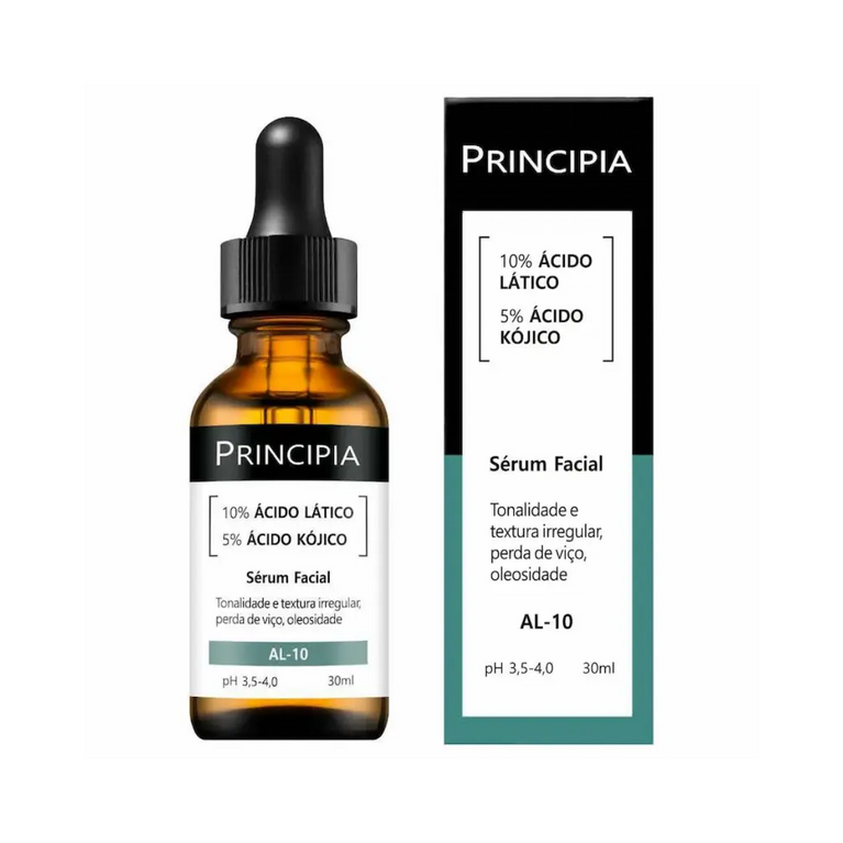 Principia Sérum Skincare 10% Ácido Lático + 5% Ácido Kójiko Al-10 com 30ml