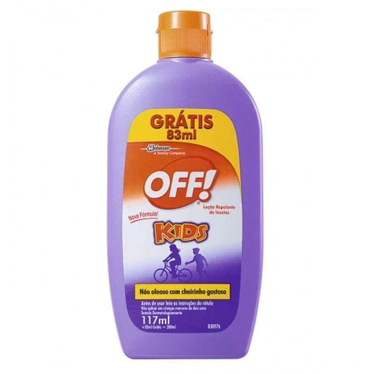 Repelente Off Kids Leve 117ml + 83ml Gratis - Drogaria Poupa Centro