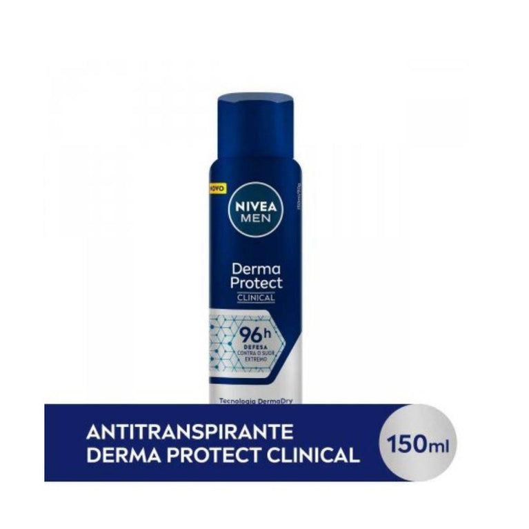 Desodorante Aerossol Nivea Men Derma Protect 96h 150Ml - Drogaria Poupa Centro