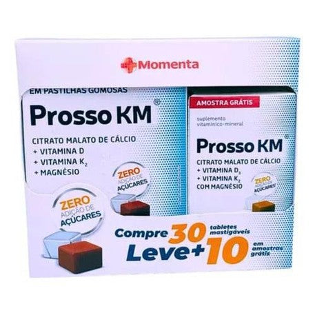 Prosso Km 30 Tabletes Momenta + 10 Tabletes Brinde - Drogaria Poupa Centro