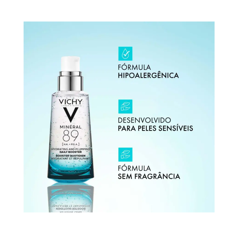 Sérum Fortalecedor Hidratante Facial Vichy Minéral 89 Daily 50ml