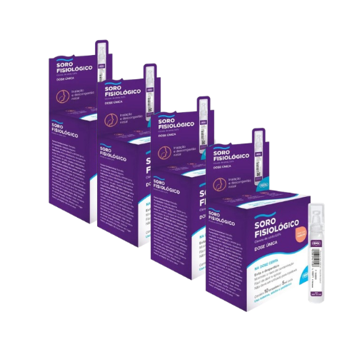 Kit Soro Fisiológico Adv Farma - Contém 10 Unidades de 5Ml