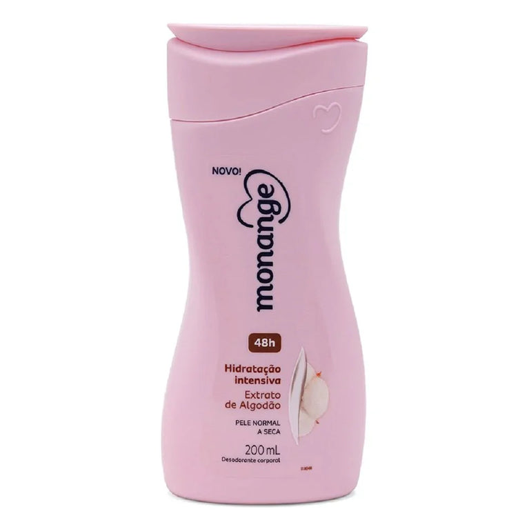 Loção Hidratante Monange 200ml Extrato de Algodão