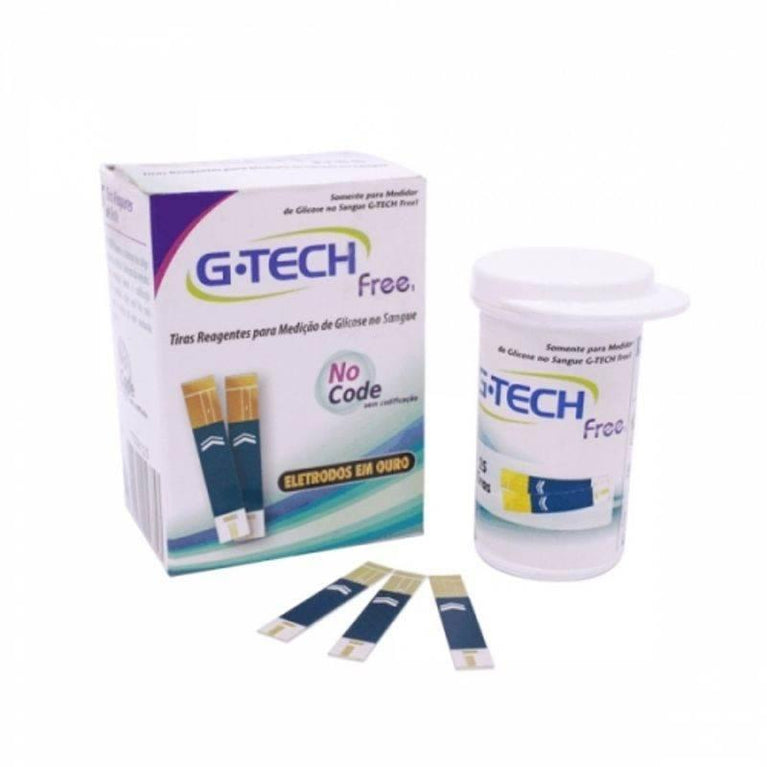 Tira G-tech Free1 Com 50 unidades - Drogaria Poupa Centro