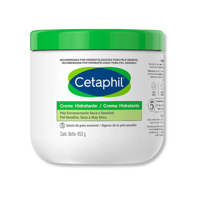 Kit x2 Cetaphil Creme Hidratante Corporal Pele Extremamente Seca 453g