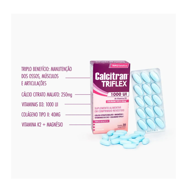 Clacitran Triflex 1000UI 60 comprimidos FQM