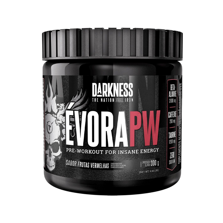 Pré Treino Darkness Évora PW Frutas Vermelhas 300g