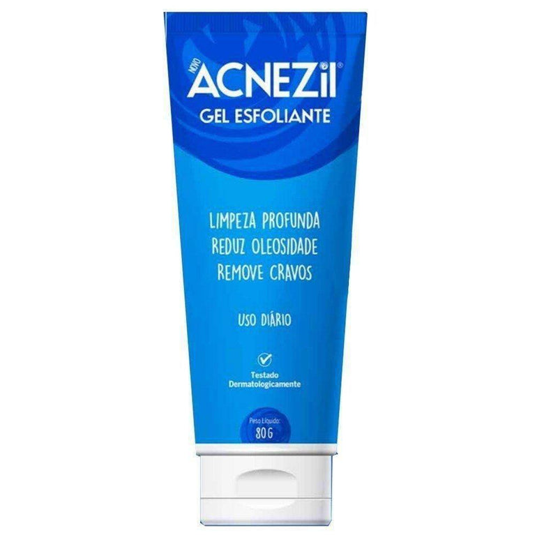 Gel Esfoliante Acnezil Limpeza Profunda 80g - Drogaria Poupa Centro