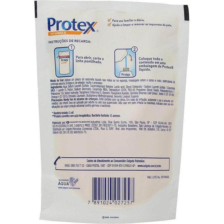 Sabonete Líquido Antibacteriano Protex Nutri Protect Vitamina E 200ml - Drogaria Poupa Centro