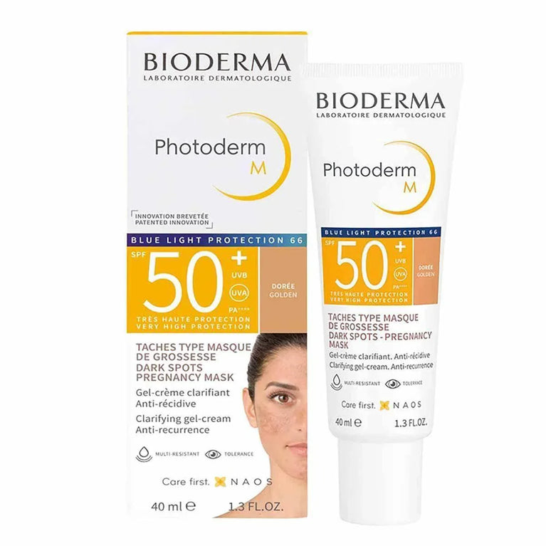 Protetor Solar Facial FPS 50+ Bioderma Photoderm M Golden 40ml - Drogaria Poupa Centro