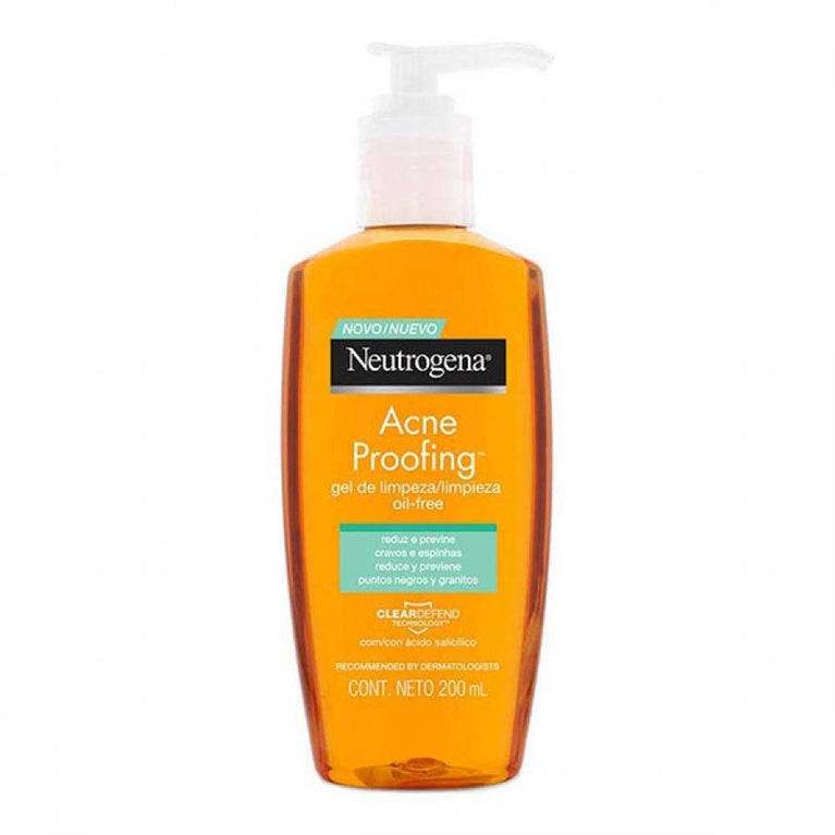 Neutrogena Acne Proofing Gel de Limpeza Facial - 200ml - Drogaria Poupa Centro