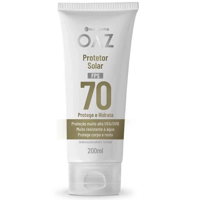 Oaz Protetor Solar Fps70 200Ml - Drogaria Poupa Centro