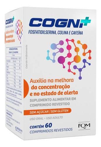 Cogni+ 60cp - Fqm Foco Concentração Memória Aprendizagem - Drogaria Poupa Centro