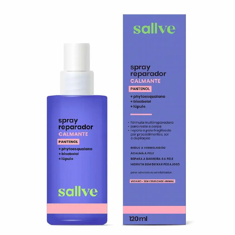 Spray Reparador Calmante Sallve Facial e Corporal 120ml