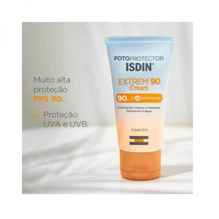 Protetor Solar Fotoprotetor ISDIN Extrem FPS90 - 50ML - Drogaria Poupa Centro