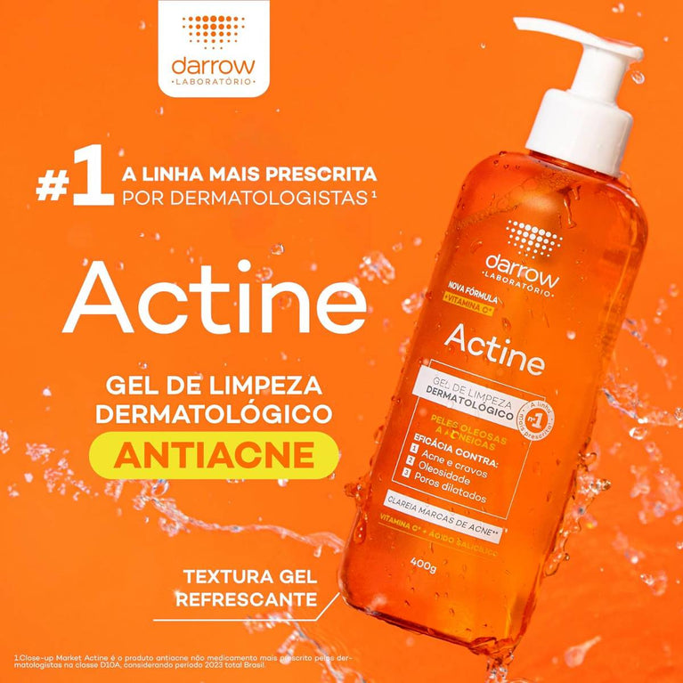 Darrow Actine Gel de Limpeza Facial Antiacne 60g