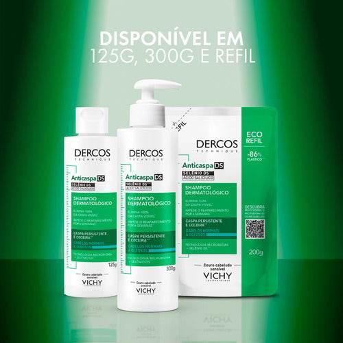 Shampoo Anticaspa De Cabelos Normais A Oleosos Dercos 300g Vichy - Drogaria Poupa Centro