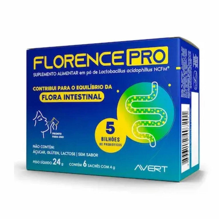 Suplemento Alimentar Florence Pro 6 Sachês de 4g cada - Drogaria Poupa Centro