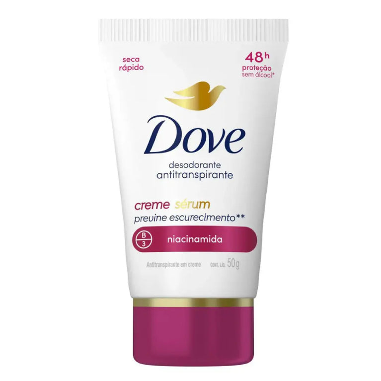 Desodorante Antitranspirante Creme Dove Creme Sérum Feminino 48h Niacinamida 50g