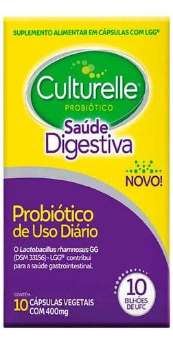 Culturelle Probiótico Saúde Digestiva Com 10 Cápsulas - Drogaria Poupa Centro