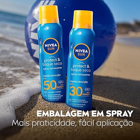 Protetor Solar Nivea FPS50 Spray 200ml VALIDADE 11/2026