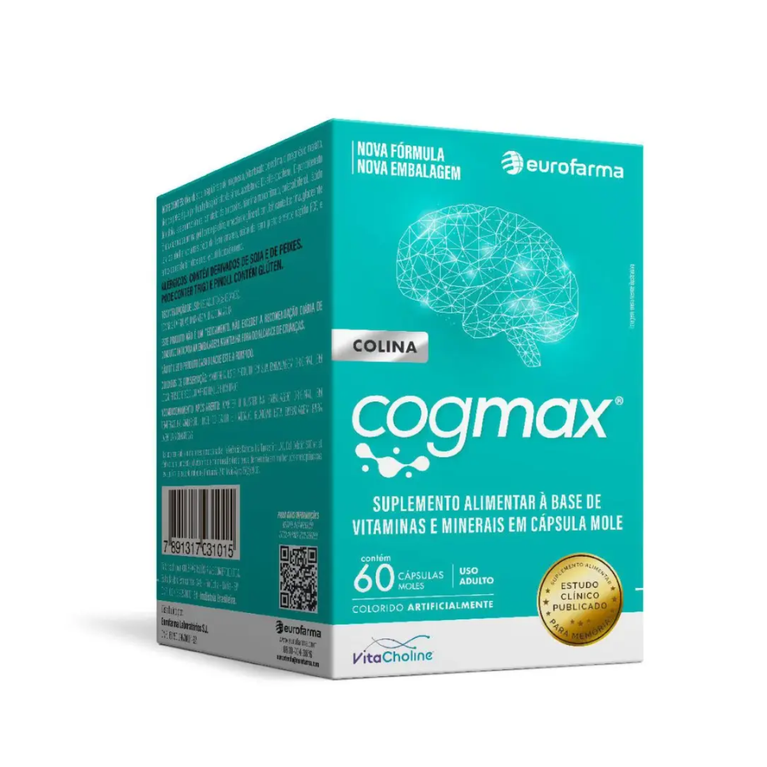 Cogmax 60 Cápsulas Suplemento para Saúde Cognitiva