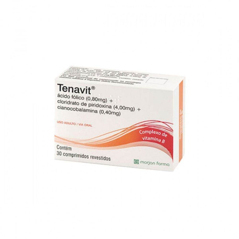Tenavit 0,8Mg+4Mg+0,4Mg - 30 Comprimidos - Drogaria Poupa Centro