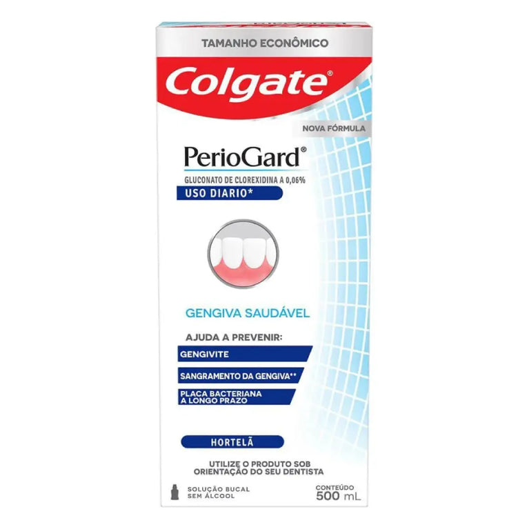 Colgate PerioGard Sem Álcool 500ml Gengiva Saudável