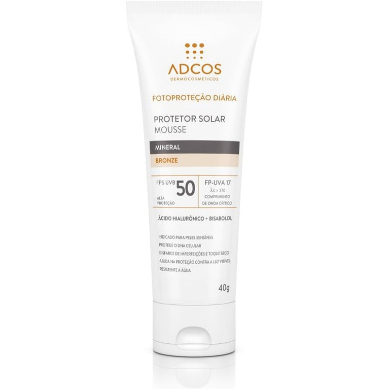 Protetor Facial ADCOS Fps 50 Nude Mineral 40G