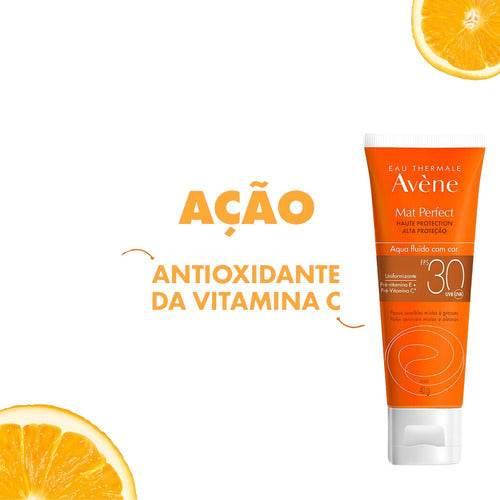 Protetor Solar Facial Avène Mat Perfect Fps30 Com Cor 40g - Drogaria Poupa Centro