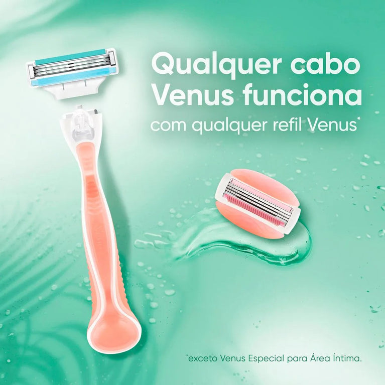 Carga para Aparelho de Depilar Gillette Venus Pele Sensível 2 unidades